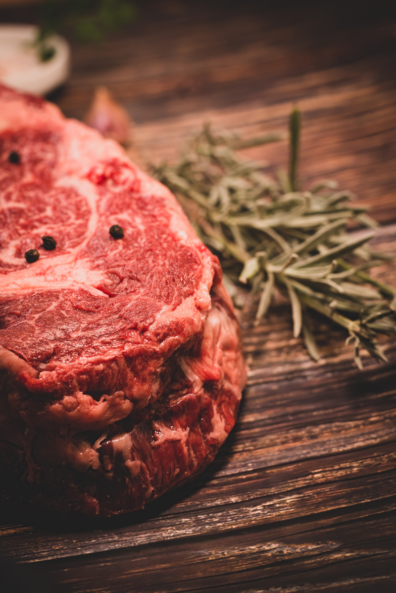 Close-up Photo of Fresh Meat Slice